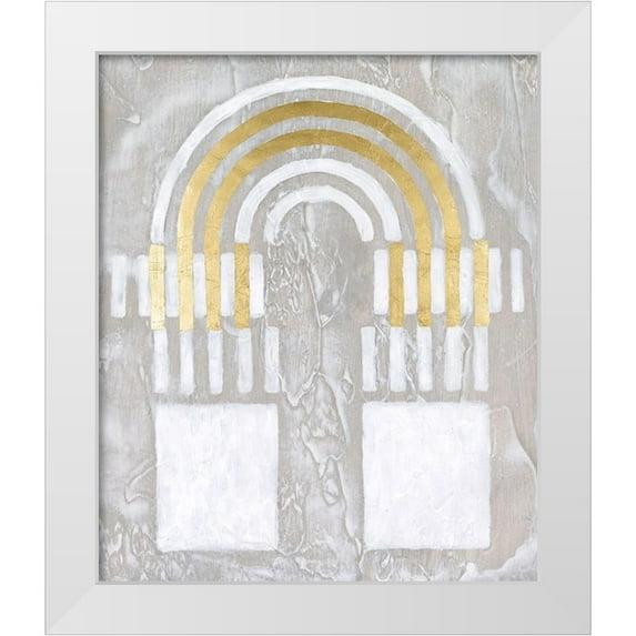 Lam, Vanna 15x17 White Modern Wood Framed Museum Art Print Titled - Mezzanine I