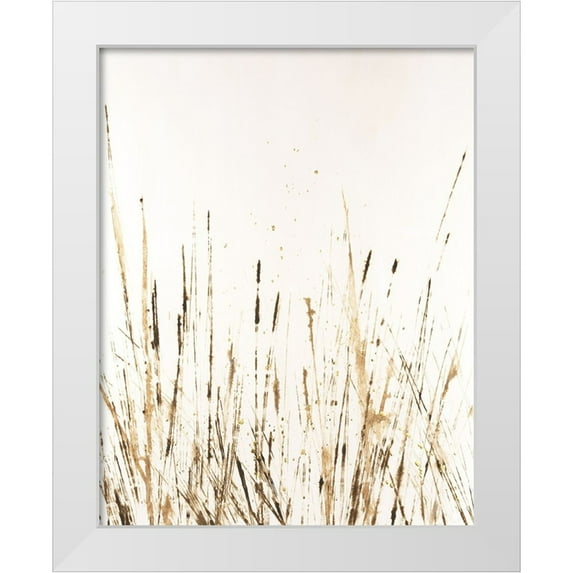 Lam, Vanna 15x18 White Modern Wood Framed Museum Art Print Titled - Golden Sea Oats II
