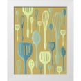 thumbnail image 1 of Lam, Vanna 15x18 White Modern Wood Framed Museum Art Print Titled - Spring Cutlery I, 1 of 4