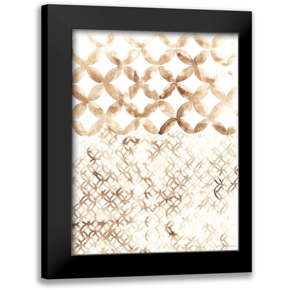 Lam, Vanna 19x24 Black Modern Framed Museum Art Print Titled - Sepia Madras IV