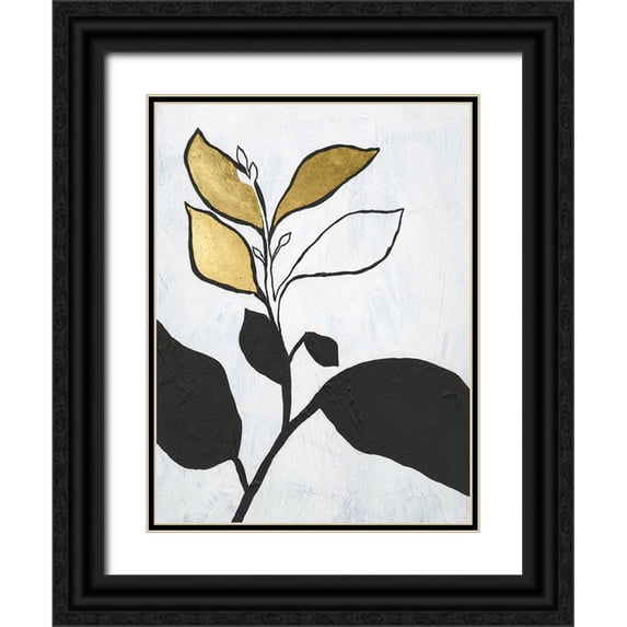 Lam, Vanna 19x24 Black Ornate Wood Framed with Double Matting Museum Art Print Titled - Hybrid Annuals II