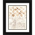 thumbnail image 1 of Lam, Vanna 19x24 Black Ornate Wood Framed with Double Matting Museum Art Print Titled - Sepia Madras II, 1 of 4