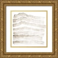 thumbnail image 1 of Lam, Vanna 20x20 Gold Ornate Wood Framed with Double Matting Museum Art Print Titled - Accordian Shift IV, 1 of 4