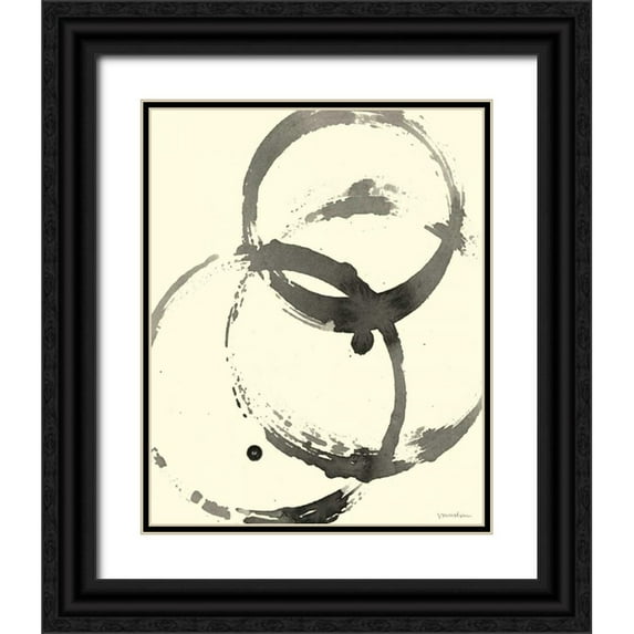 Lam, Vanna 20x24 Black Ornate Wood Framed with Double Matting Museum Art Print Titled - Astro Burst II