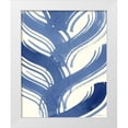 thumbnail image 1 of Lam, Vanna 20x24 White Modern Wood Framed Museum Art Print Titled - Macrame Blue IV, 1 of 4