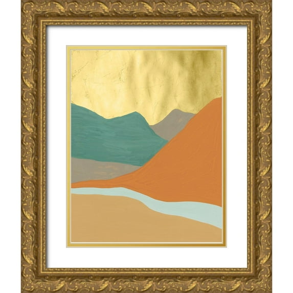 Lam, Vanna 26x32 Gold Ornate Wood Framed with Double Matting Museum Art Print Titled - Oxidized Mesa III