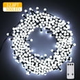 thumbnail image 1 of LamQee 32.8/65.6FT Outdoor LED Pulg In 300/550-Bulb Mini String Lights 32.8FT - Cool White, 1 of 5
