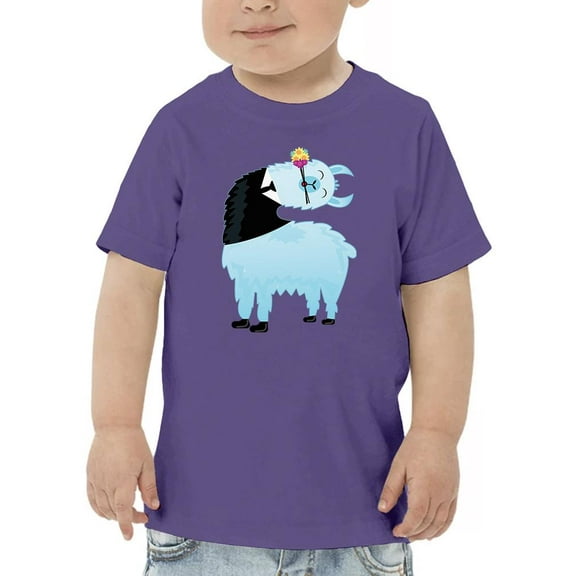 Lama In Fancy Tuxedo T-Shirt Toddler -Image by Shutterstock, 4 Toddler