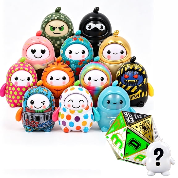 LamaTama Mystical Pocket Oracle Figurine Blind Box, Cute Pocket Desktop Ornament for Answer Yes Or No Questions, Collectable Fortune Teller, Serires 1th