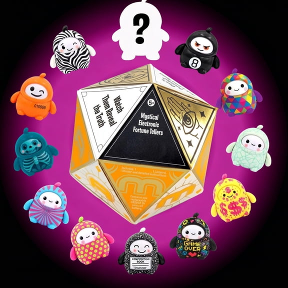 LamaTama - Mystical Pocket Oracle Series 2, Lama Tama Blind Box Cute Mini Figurine Can Answers your yes-or-no Questions, Cute Desktop Decor Toy For Collection & Gift Use,Random Styles
