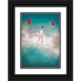 thumbnail image 1 of Lamanche, Stef 11x14 Black Ornate Wood Framed with Double Matting Museum Art Print Titled - LAcrobate, 1 of 4