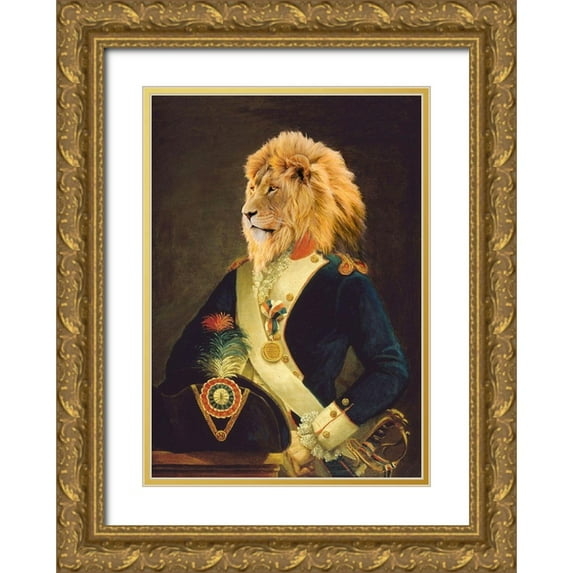 Lamanche, Stef 18x24 Gold Ornate Wood Framed with Double Matting Museum Art Print Titled - The Commander
