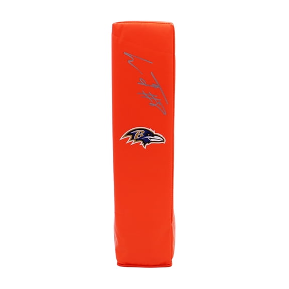 Lamar Jackson Autographed/Signed Baltimore Orange Pylon