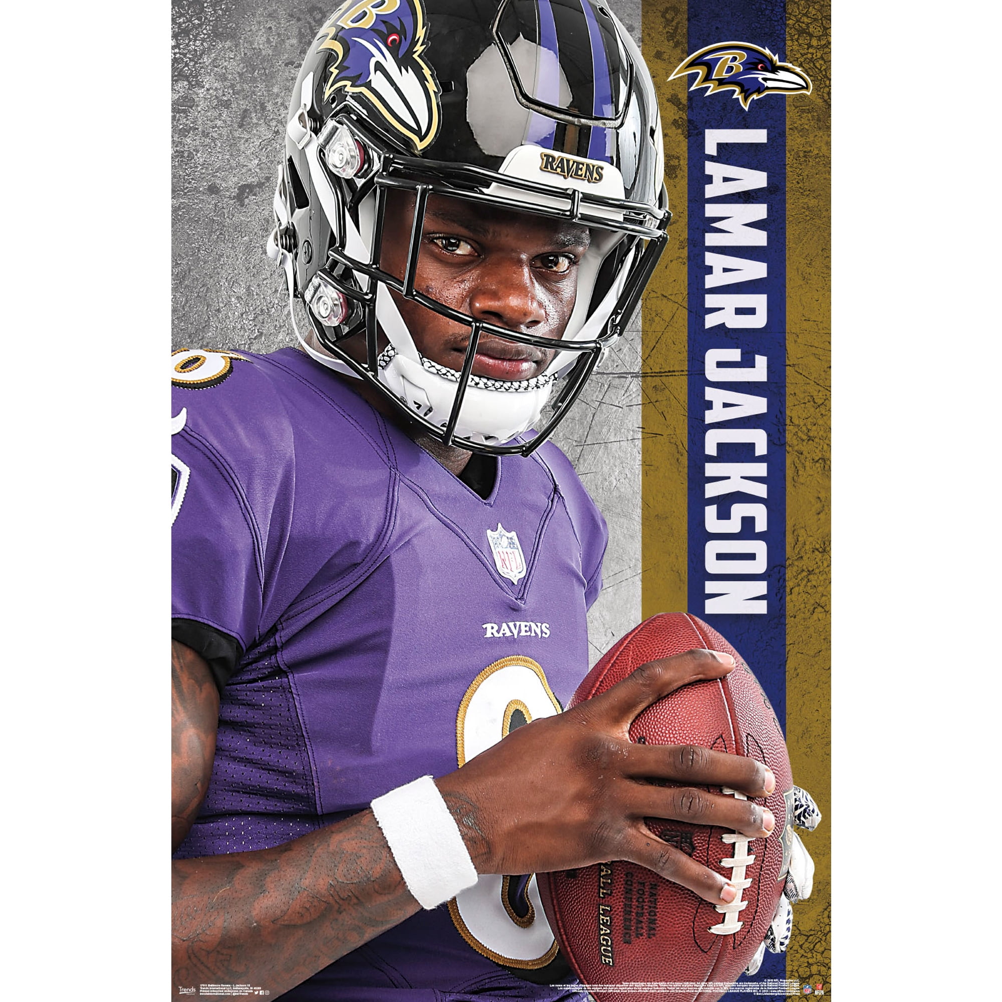 Lamar Jackson Baltimore Ravens 22'' x 34'' Player Poster