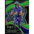 thumbnail image 1 of Lamar Jackson Card 2023 Select Prizm Neon Green Die Cut #241, 1 of 2