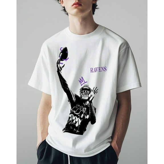 Lamar Jackson Ravens Shirt – Baltimore Football MVP Tee, Game Day Apparel, Fan Gift, Quarterback Graphic T-Shirt