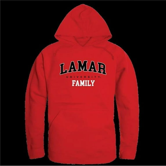 Lamar University Cardinals Family Hoodie, Red - Large