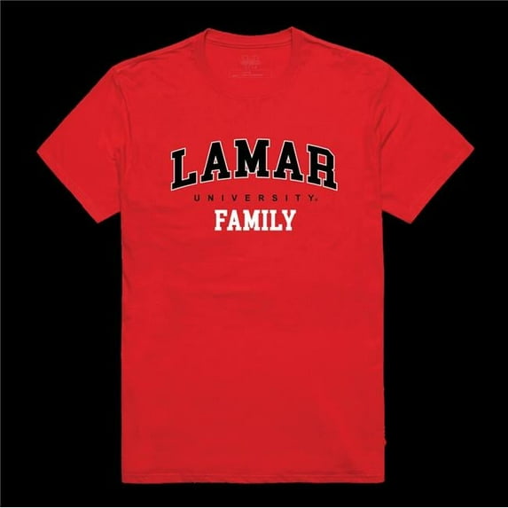 Lamar University Cardinals Family T-Shirt, Red - Extra Large