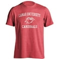 thumbnail image 1 of Lamar University Cardinals LU Distressed Retro Short Sleeve T-Shirt, 1 of 4