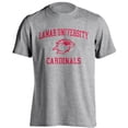 thumbnail image 1 of Lamar University Cardinals LU Distressed Retro Short Sleeve T-Shirt, 1 of 4