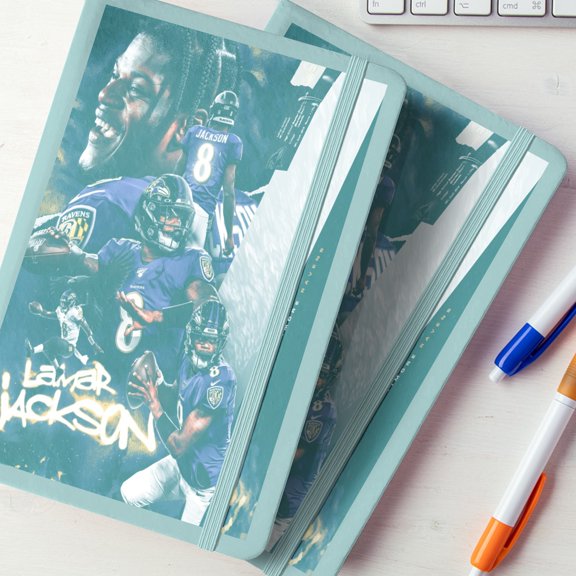 Lamar and Jackson Custom Printed Notebook.