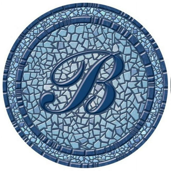 Lamatek 59 in. dia. Monogram Mosaic Poolsaic Mat- B