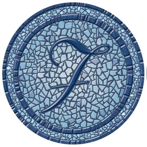 Lamatek 59 in. dia. Monogram Mosaic Poolsaic Mat- F