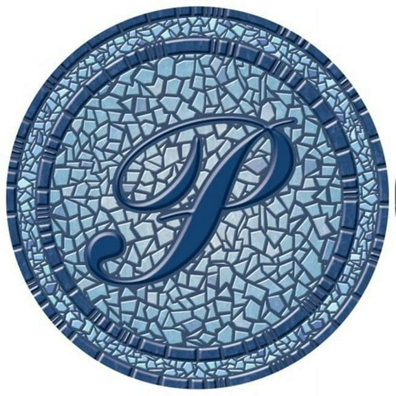 Lamatek  59 in. dia. Monogram Mosaic Poolsaic Mat- P