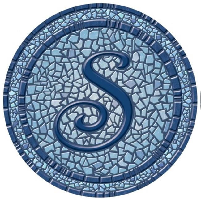 POOLSAIC™ 67B00-0043S 59 in. dia. Monogram Mosaic Poolsaic Mat- S