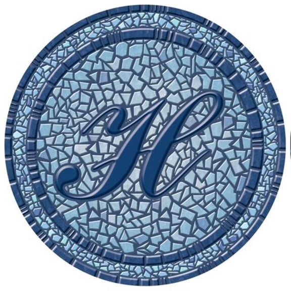 Lamatek 67B00-0044H 29 in. dia. Monogram Mosaic Poolsaic Mat- H