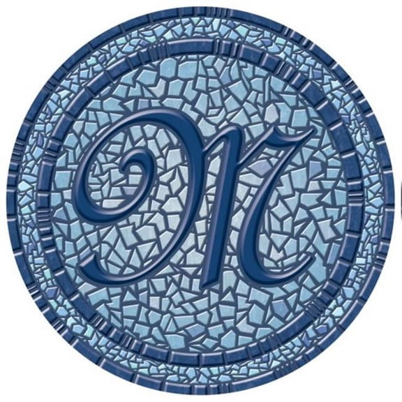 Lamatek 67B00-0044M 29 in. dia. Monogram Mosaic Poolsaic Mat- M