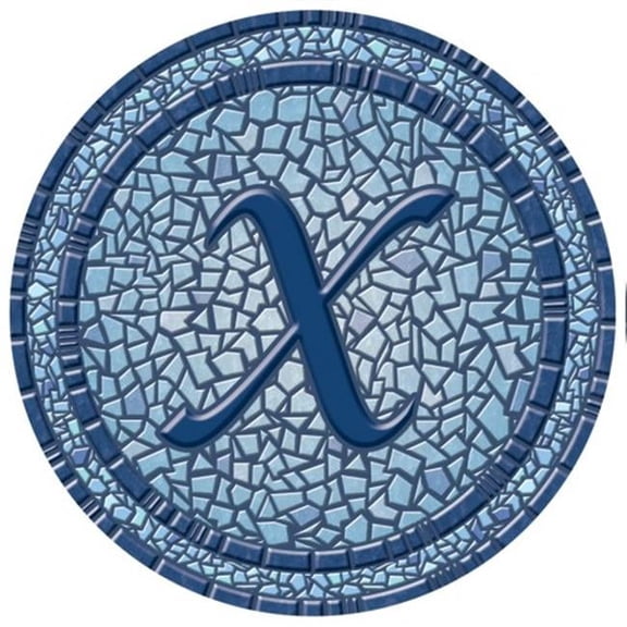 Lamatek 67B00-0044X 29 in. dia. Monogram Mosaic Poolsaic Mat- X