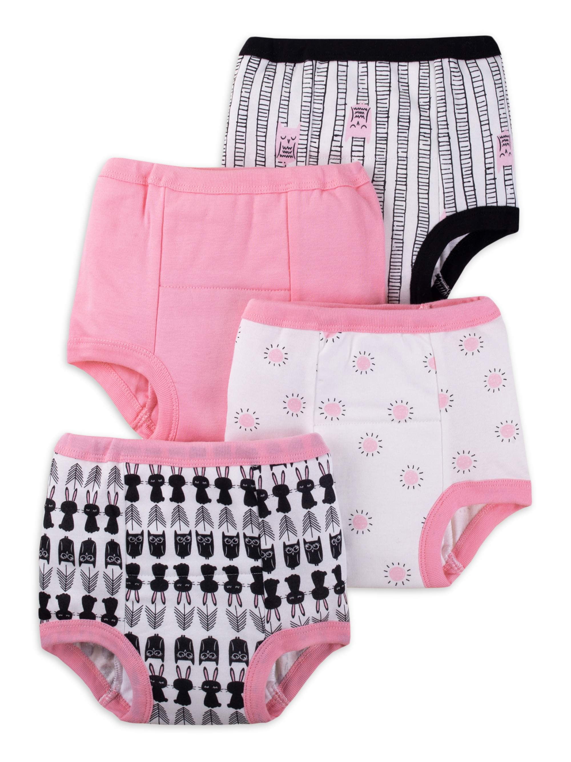 Lamaze Toddler Girl Training Pants, 4Pack