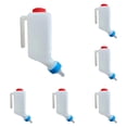 thumbnail image 1 of Lamb Baby Bottle with Measurement Scale - Hanging Milk Feeder for Goats, Sheep, Calves & Fawns - Slow/Medium Flow Soft Nipple Nursing Bottle with Ergonomic Handle & Detachable Design, 1 of 8