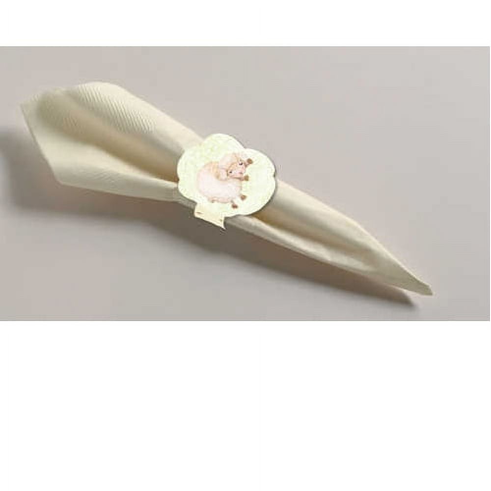Lamb Baby Shower Napkin Bands