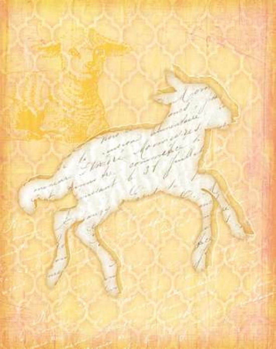 Lamb Canvas Art - Jennifer Pugh (22 x 28)