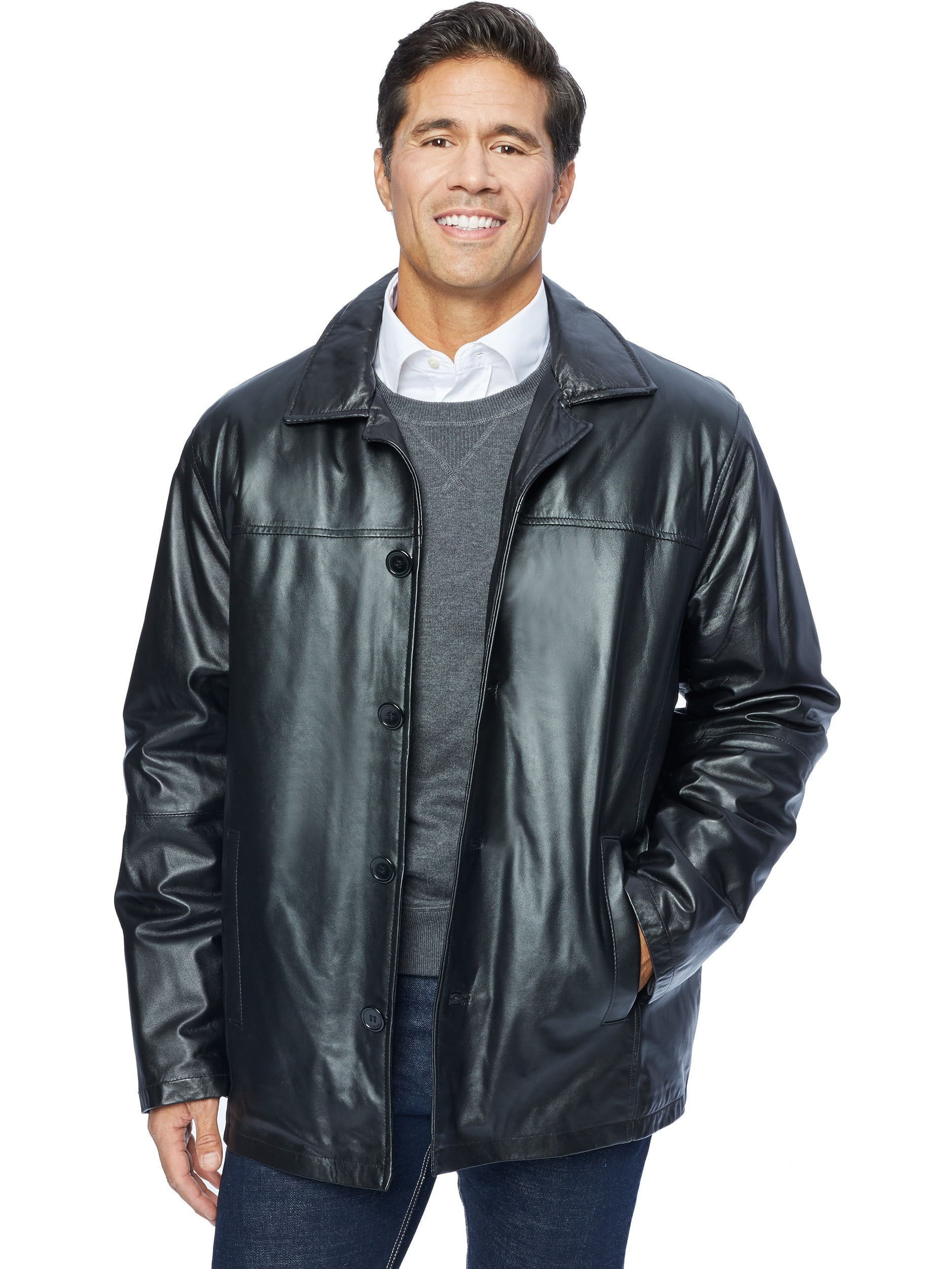 Lamb Car Leather Coat - Walmart.com