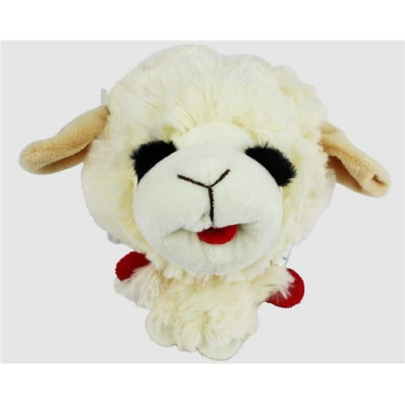 Lamb Chop Knobby Noggins Pet Toy - 5 in.