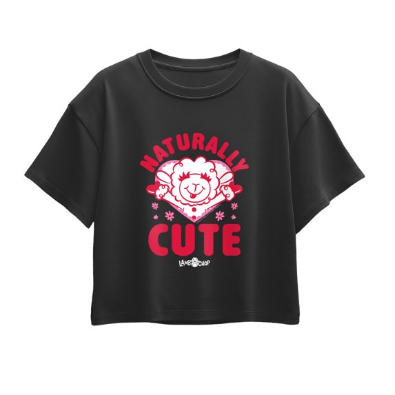 Lamb Chop - Naturally Cute Short Sleeve Boxy Graphic T-Shirt