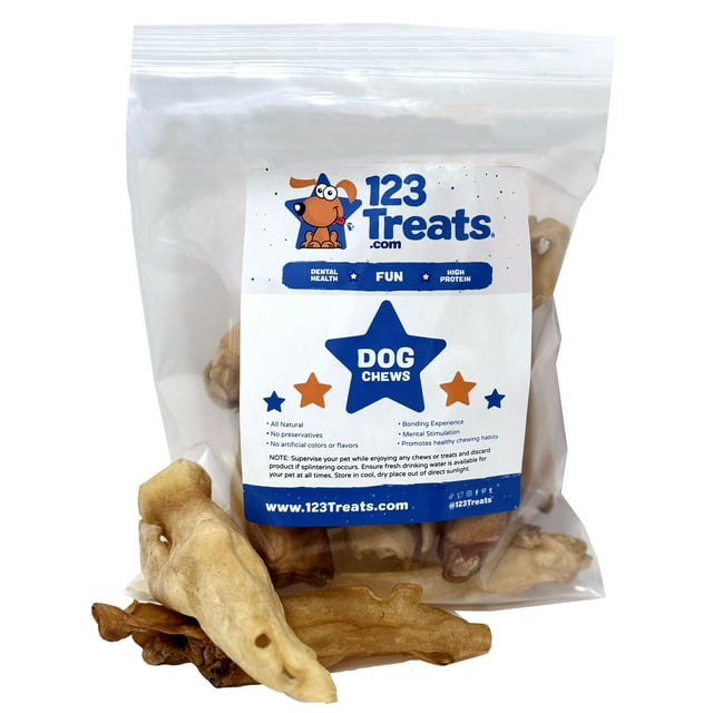 Lamb Ear Dog Chews & Treats (10 Count) From All Natural Free Range