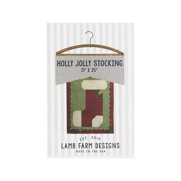 Lamb Farm Designs Holly Jolly Stocking Ptrn