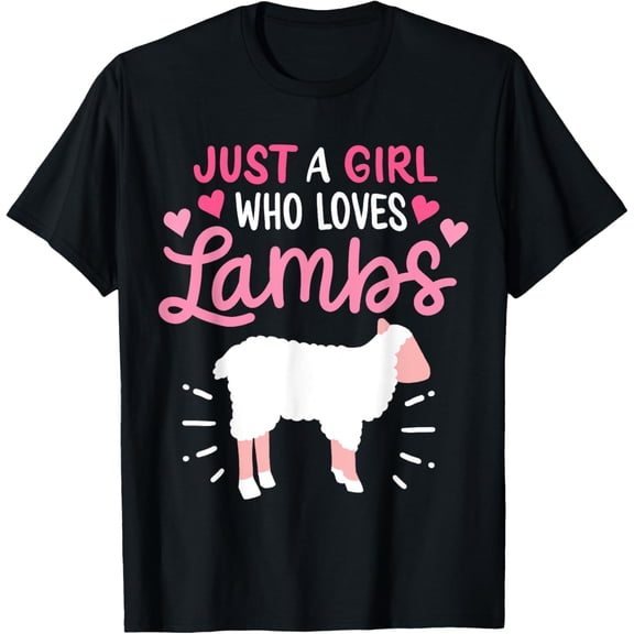 Lamb Just A Girl Who Loves Lambs Gift T-Shirt