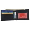 thumbnail image 1 of Lamb Leather Bifold ID Card Holder Bulk Bill Wallet 1144, 1 of 26
