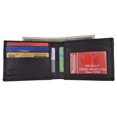 thumbnail image 1 of Lamb Leather Bifold ID Card Holder Bulk Bill Wallet 1144, 1 of 26