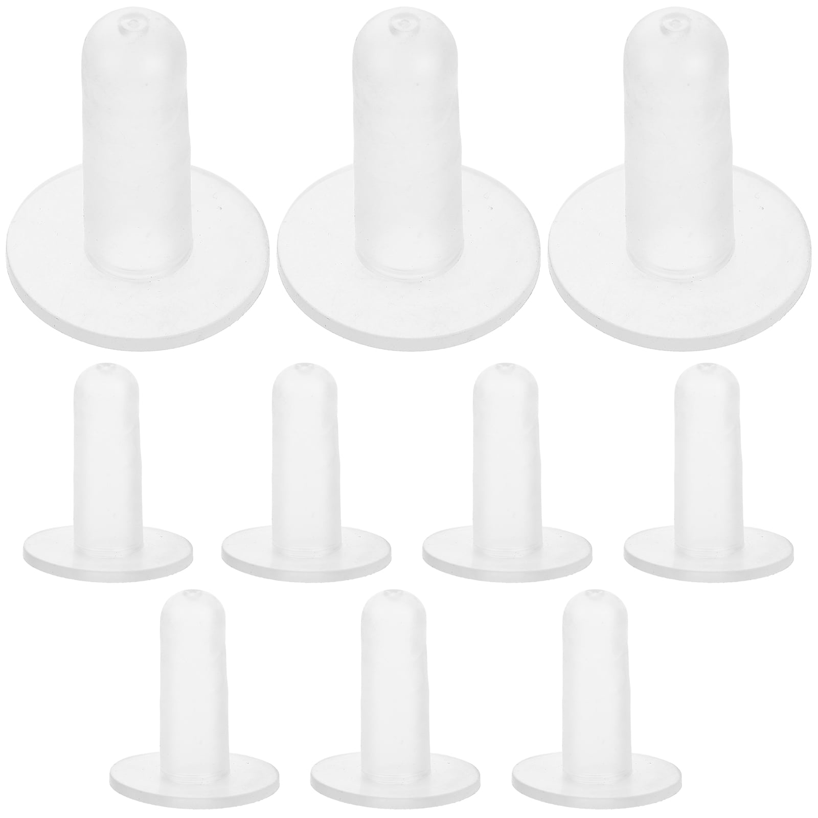 10-Pack Red Lamb/Goat Milk Feeding Nipples - For Orphaned Animal Bottles, Small Pets