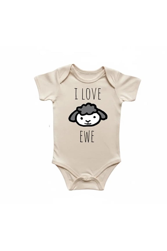 Lamb Sheep Newborn Gift Baby Bodysuit