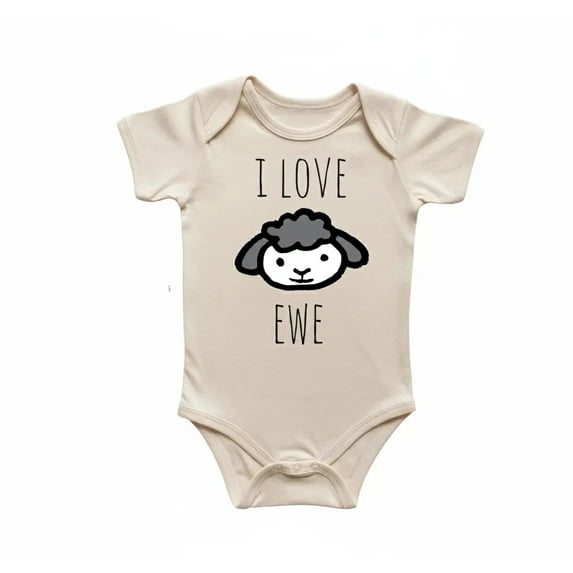 Lamb Sheep Newborn Gift Baby Bodysuit