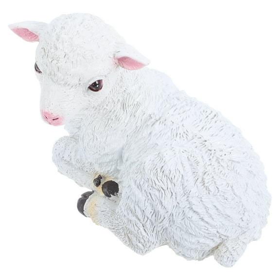 Lamb Small Statue Tibetan Sheep Figurine Goat Model