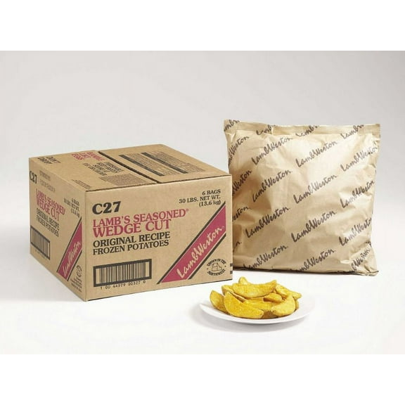 Lamb Weston Original 8 Wedge Cut Potato Fry, 5 Pound - 6 per case.