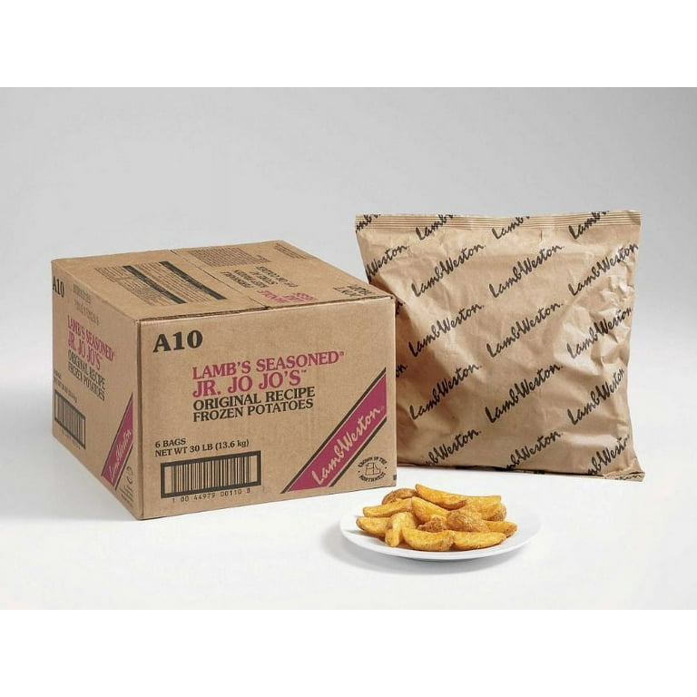 Lamb Weston Original Junior Jo Jos 4 Wedge Cut Potato Fry, 5 Pound
